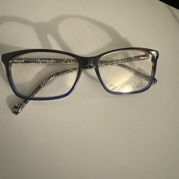 Vera Bradley Women's Glasses with Blue and Black Frame - Picture 1 of 7